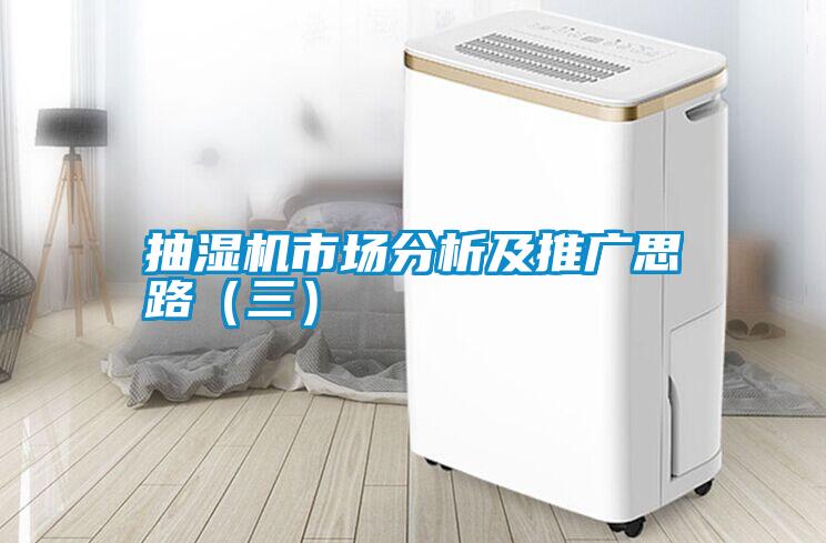 抽濕機(jī)市場分析及推廣思路（三）
