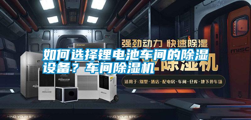 如何選擇鋰電池車間的除濕設(shè)備？車間除濕機(jī)