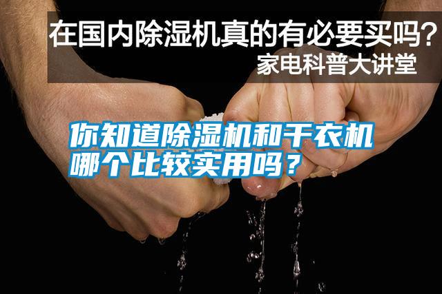 你知道除濕機和干衣機哪個比較實用嗎？