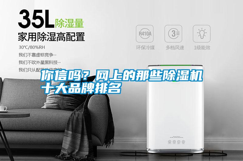 你信嗎？網(wǎng)上的那些除濕機十大品牌排名