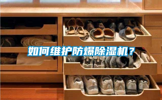 如何維護防爆除濕機？