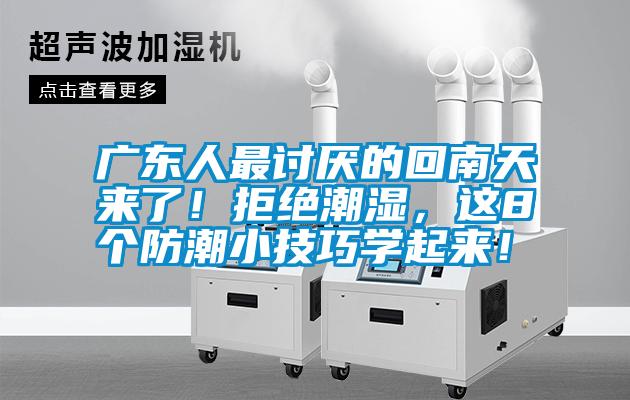 廣東人最討厭的回南天來了！拒絕潮濕，這8個(gè)防潮小技巧學(xué)起來！