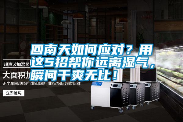 回南天如何應(yīng)對(duì)？用這5招幫你遠(yuǎn)離濕氣，瞬間干爽無(wú)比！