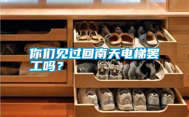 你們見過回南天電梯罷工嗎？