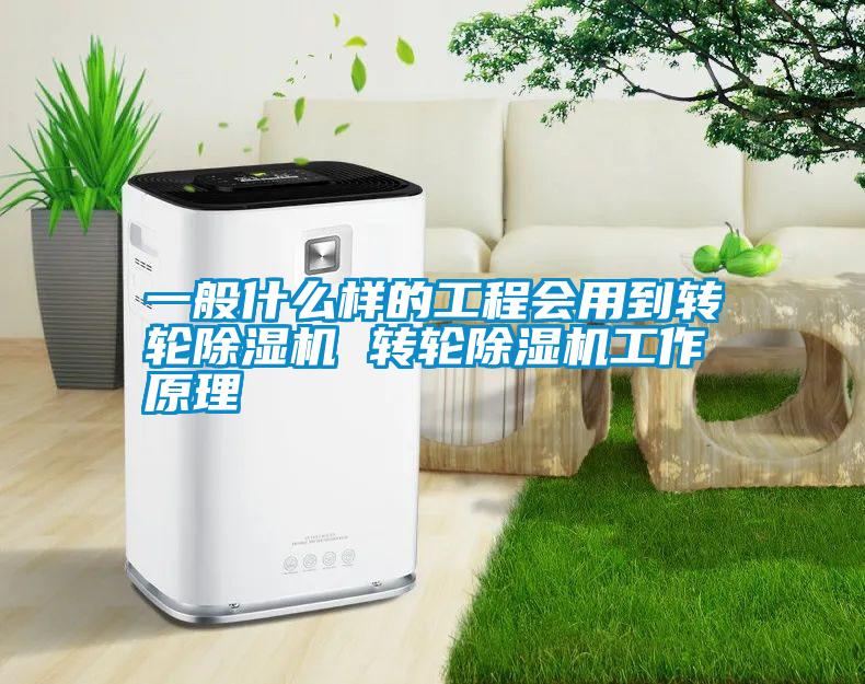 一般什么樣的工程會用到轉(zhuǎn)輪除濕機 轉(zhuǎn)輪除濕機工作原理