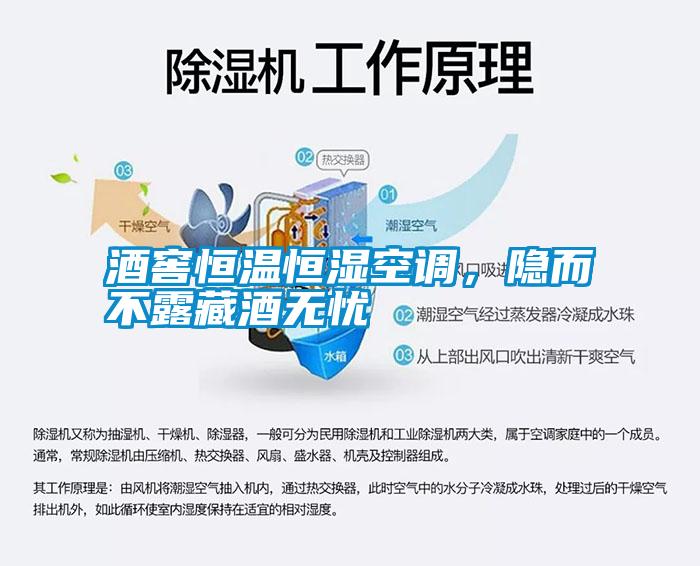 酒窖恒溫恒濕空調(diào)，隱而不露藏酒無憂