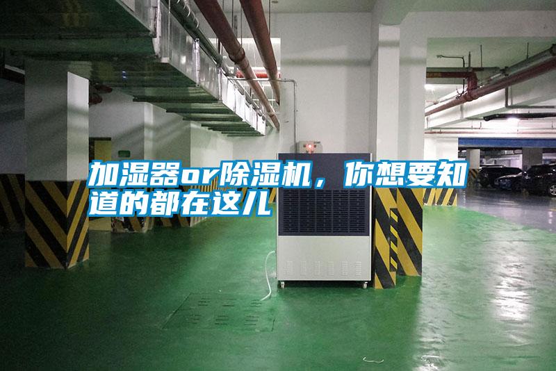 加濕器or除濕機(jī)，你想要知道的都在這兒