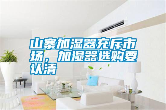 山寨加濕器充斥市場，加濕器選購要認清