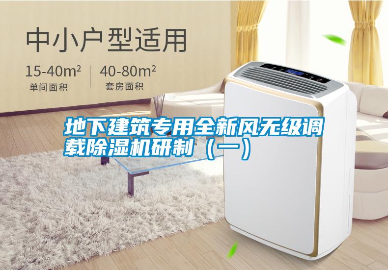 地下建筑專用全新風(fēng)無(wú)級(jí)調(diào)載除濕機(jī)研制（一）