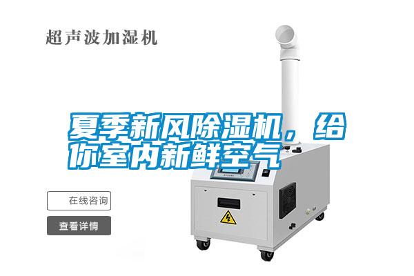 夏季新風(fēng)除濕機(jī)，給你室內(nèi)新鮮空氣