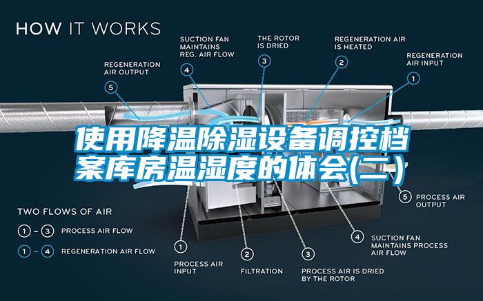 使用降溫除濕設(shè)備調(diào)控檔案庫房溫濕度的體會(huì)(二）