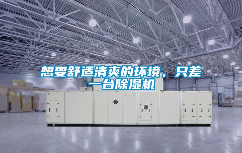 想要舒適清爽的環(huán)境，只差一臺除濕機