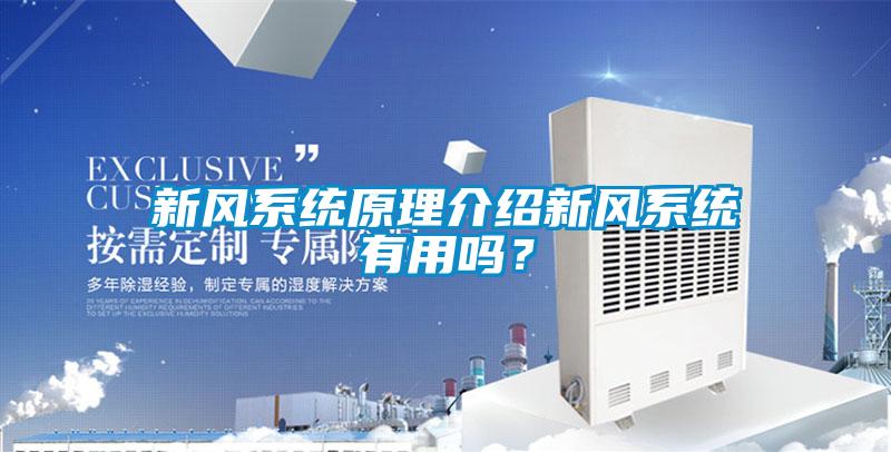 新風(fēng)系統(tǒng)原理介紹新風(fēng)系統(tǒng)有用嗎？