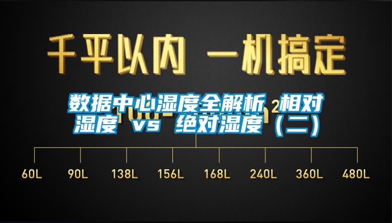 數(shù)據(jù)中心濕度全解析 相對(duì)濕度 vs 絕對(duì)濕度（二）