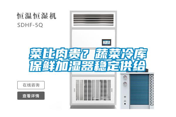 菜比肉貴？蔬菜冷庫保鮮加濕器穩(wěn)定供給