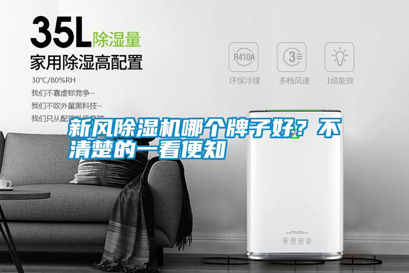 新風除濕機哪個牌子好？不清楚的一看便知