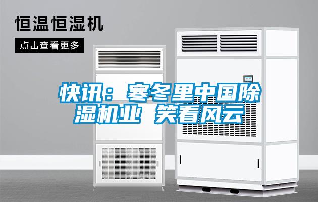 快訊：寒冬里中國除濕機業(yè) 笑看風云