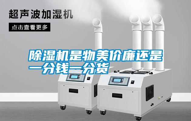 除濕機(jī)是物美價廉還是一分錢一分貨