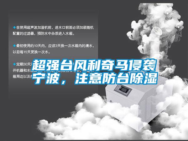 超強(qiáng)臺(tái)風(fēng)利奇馬侵襲寧波，注意防臺(tái)除濕