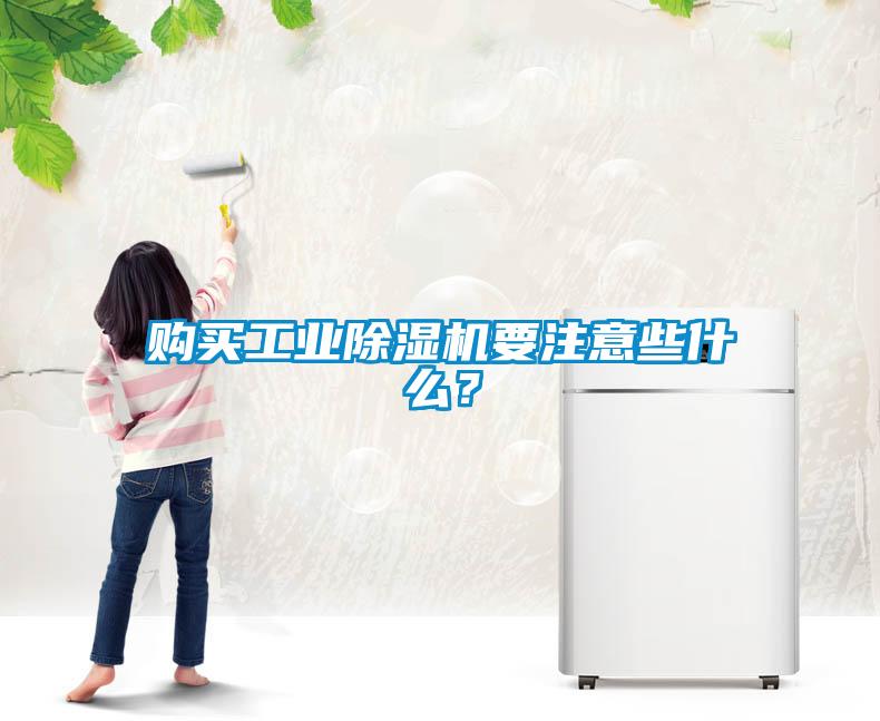 購買工業(yè)除濕機(jī)要注意些什么？