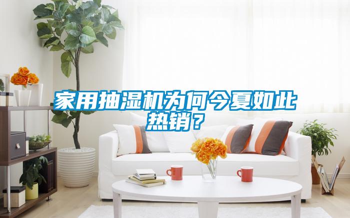 家用抽濕機(jī)為何今夏如此熱銷？