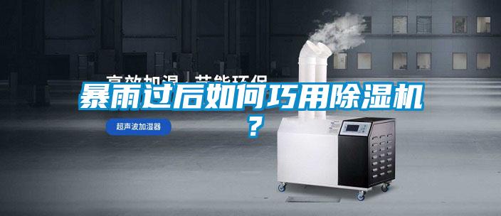 暴雨過后如何巧用除濕機(jī)？