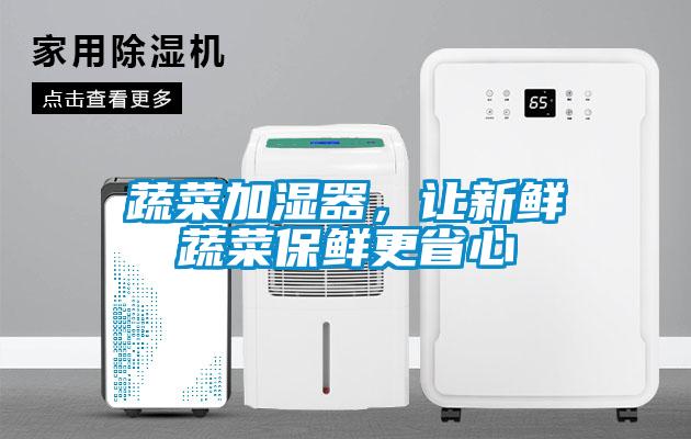 蔬菜加濕器，讓新鮮蔬菜保鮮更省心