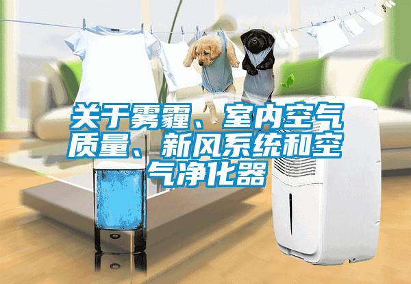 關(guān)于霧霾、室內(nèi)空氣質(zhì)量、新風(fēng)系統(tǒng)和空氣凈化器