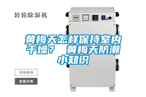 黃梅天怎樣保持室內(nèi)干燥？ 黃梅天防潮小知識(shí)