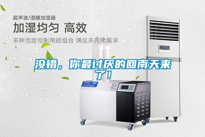 沒錯，你最討厭的回南天來了！