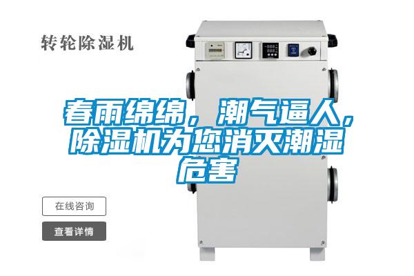 春雨綿綿，潮氣逼人，除濕機(jī)為您消滅潮濕危害