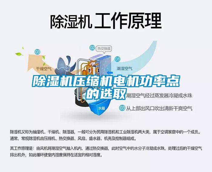 除濕機(jī)壓縮機(jī)電機(jī)功率點的選取