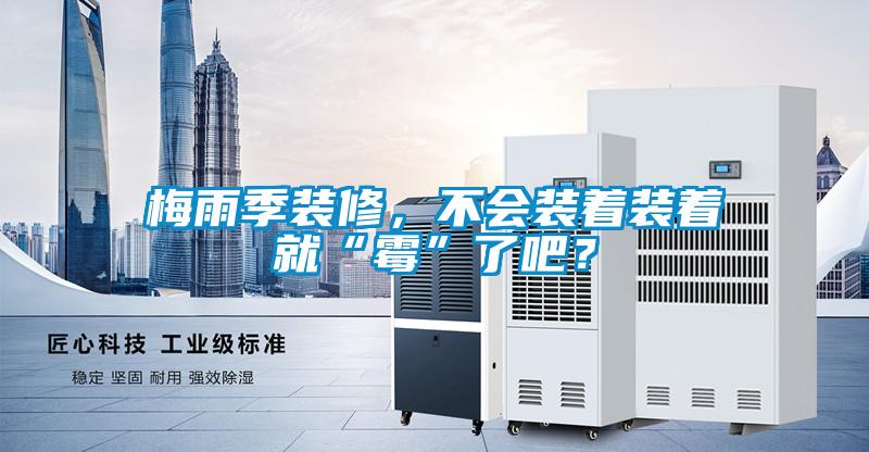梅雨季裝修，不會(huì)裝著裝著就“霉”了吧？