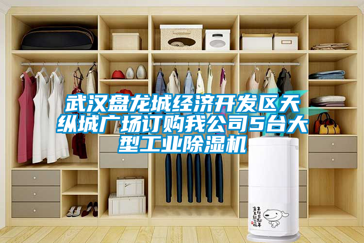 武漢盤龍城經(jīng)濟(jì)開(kāi)發(fā)區(qū)天縱城廣場(chǎng)訂購(gòu)我公司5臺(tái)大型工業(yè)除濕機(jī)