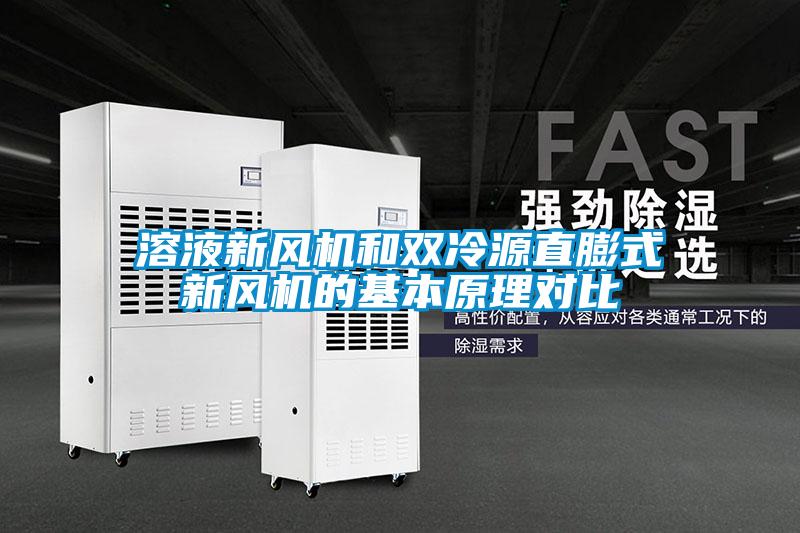 溶液新風(fēng)機(jī)和雙冷源直膨式新風(fēng)機(jī)的基本原理對比