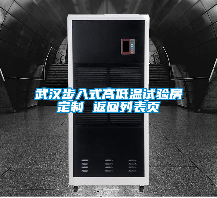 武漢步入式高低溫試驗(yàn)房定制 返回列表頁(yè)