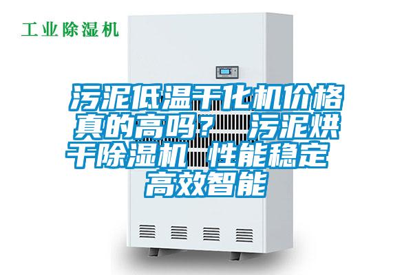 污泥低溫干化機(jī)價(jià)格真的高嗎？ 污泥烘干除濕機(jī) 性能穩(wěn)定 高效智能