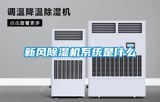 新風除濕機系統(tǒng)是什么
