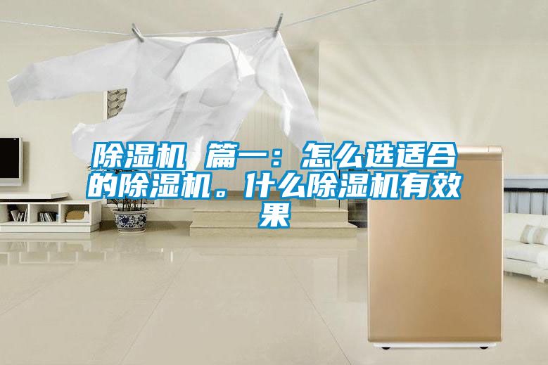 除濕機(jī) 篇一：怎么選適合的除濕機(jī)。什么除濕機(jī)有效果