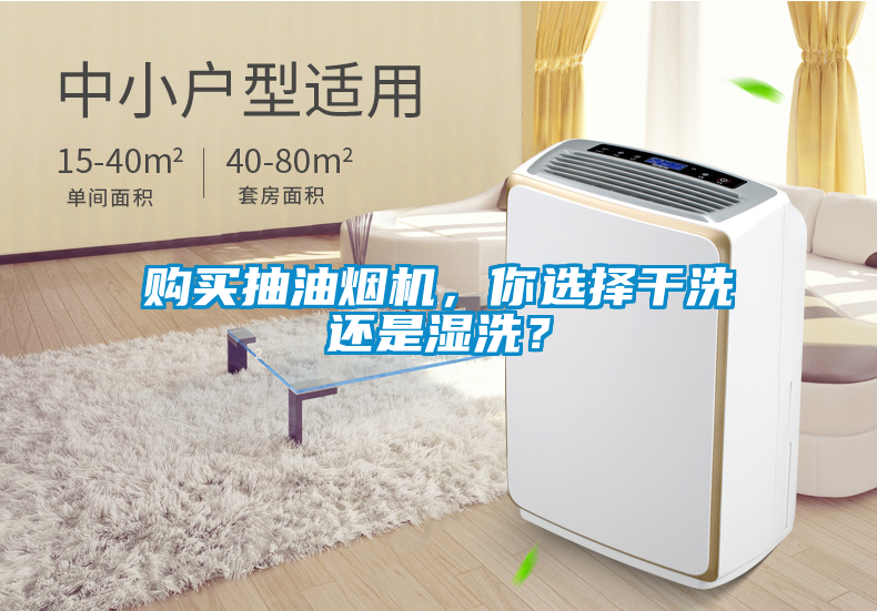 購買抽油煙機(jī)，你選擇干洗還是濕洗？