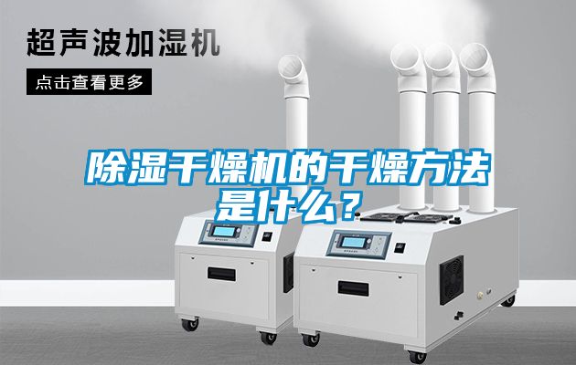 除濕干燥機的干燥方法是什么？