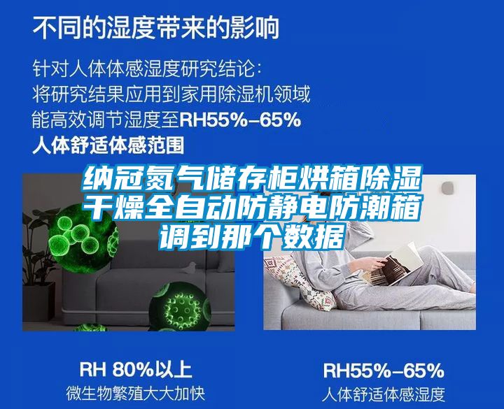 納冠氮氣儲存柜烘箱除濕干燥全自動防靜電防潮箱調(diào)到那個數(shù)據(jù)