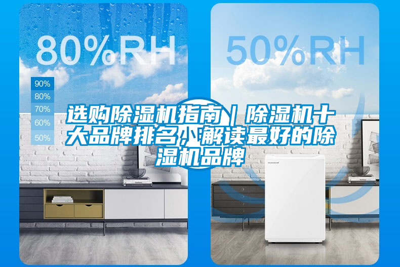 選購除濕機(jī)指南｜除濕機(jī)十大品牌排名，解讀最好的除濕機(jī)品牌