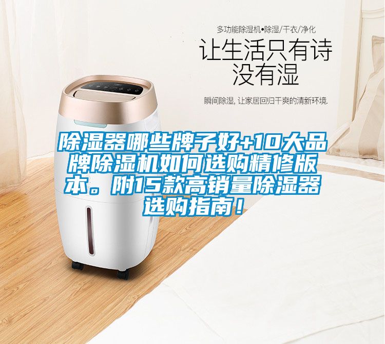 除濕器哪些牌子好+10大品牌除濕機(jī)如何選購(gòu)精修版本。附15款高銷量除濕器選購(gòu)指南！