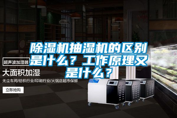 除濕機抽濕機的區(qū)別是什么？工作原理又是什么？
