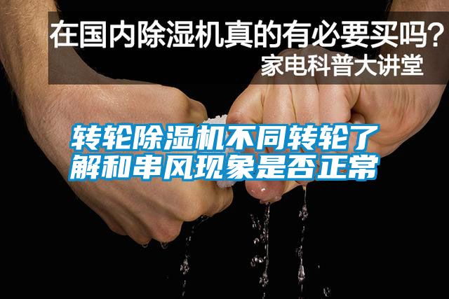 轉輪除濕機不同轉輪了解和串風現(xiàn)象是否正常