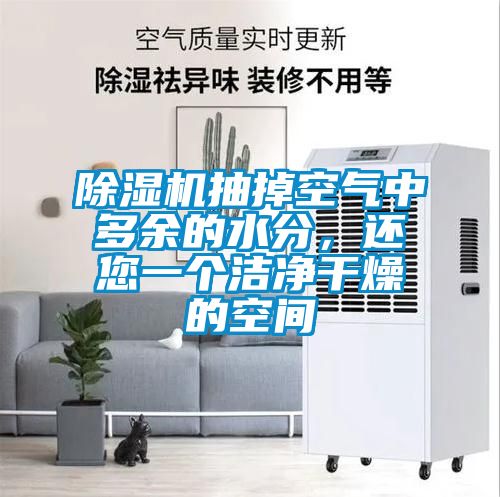 除濕機抽掉空氣中多余的水分，還您一個潔凈干燥的空間