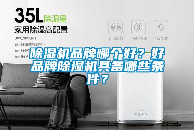 除濕機(jī)品牌哪個好？好品牌除濕機(jī)具備哪些條件？