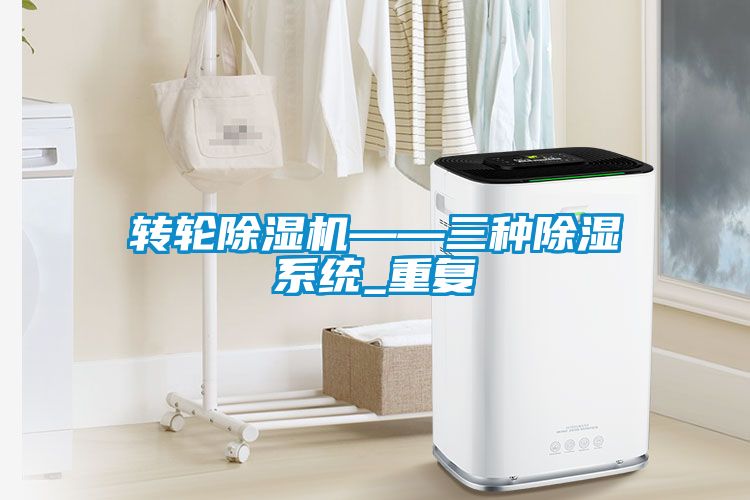 轉輪除濕機——三種除濕系統(tǒng)_重復