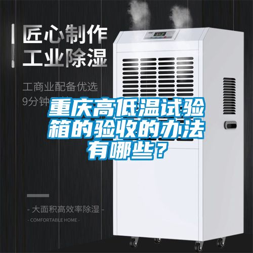 重慶高低溫試驗箱的驗收的辦法有哪些？